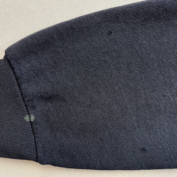 Vintage Minnesota Vikings Sweatshirt Adult Medium Black Logo 7 NFL Three Deep - Picture 6 of 12